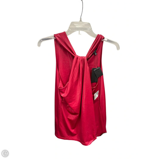 Top Sleeveless By Current Air In Red, Size: S