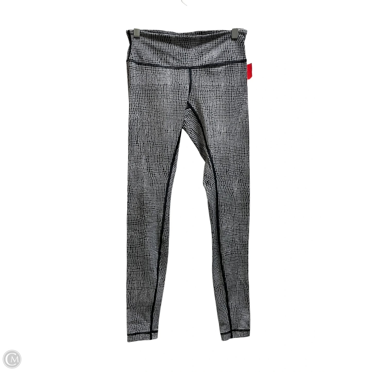 Athletic Leggings Capris By Lululemon In Black & White, Size: 6