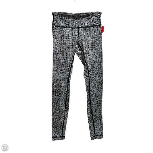 Athletic Leggings Capris By Lululemon In Black & White, Size: 6