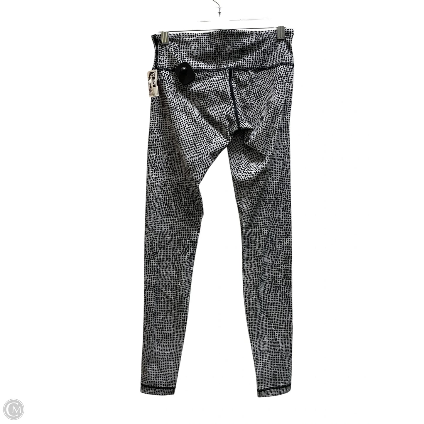 Athletic Leggings Capris By Lululemon In Black & White, Size: 6
