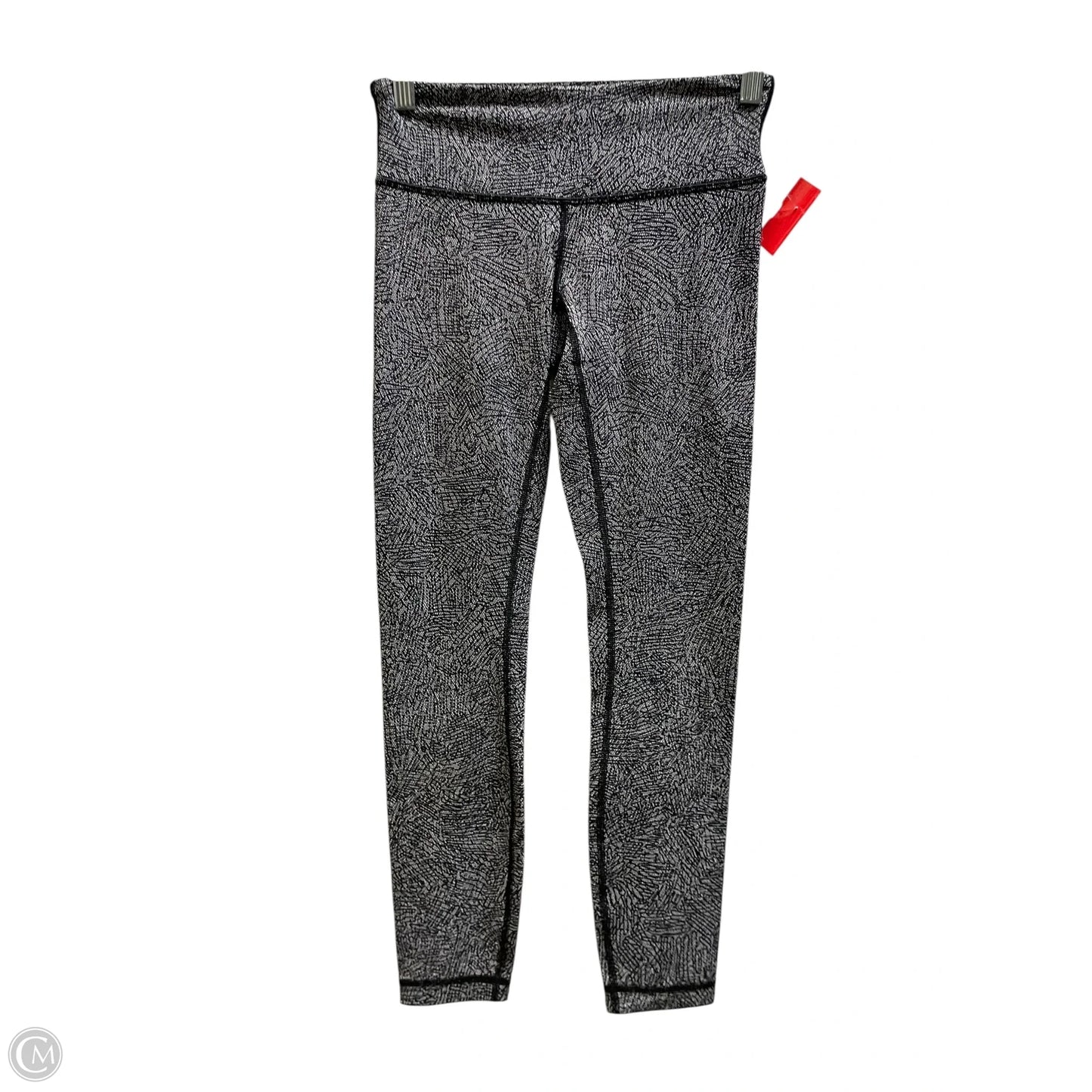 Athletic Leggings Capris By Lululemon In Black & White, Size: 4