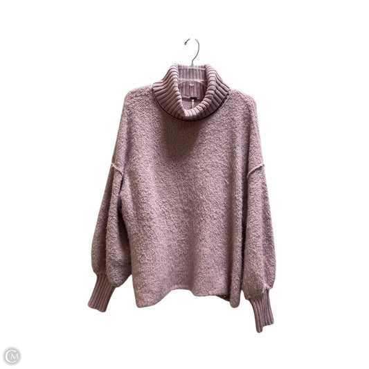 Sweater By Free People In Purple, Size: Xs