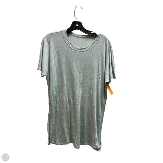 Top Short Sleeve By Alo In Blue, Size: M