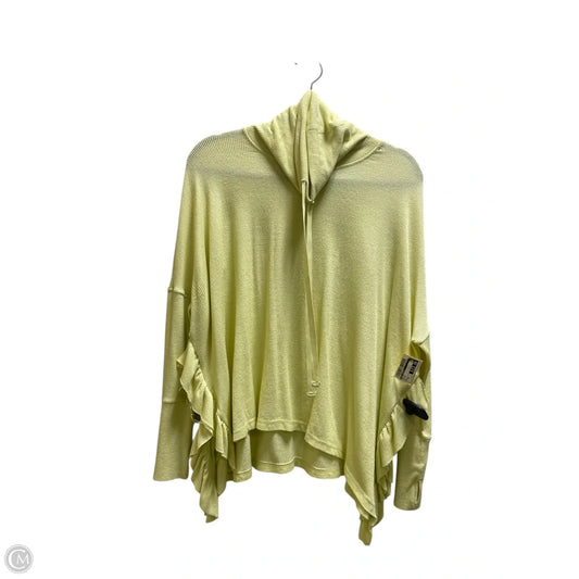 Top Long Sleeve By Free People In Yellow, Size: Xs