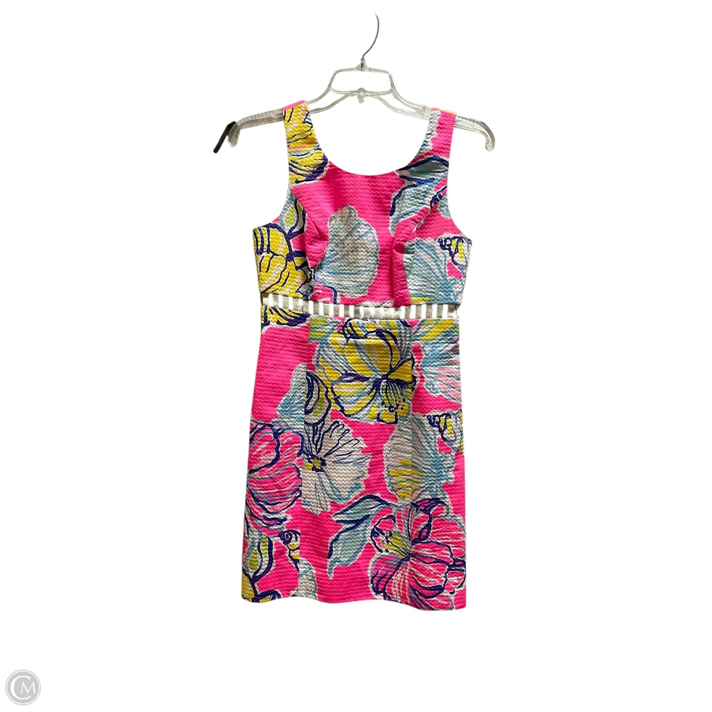 Dress Designer By Lilly Pulitzer In Floral Print, Size: 0