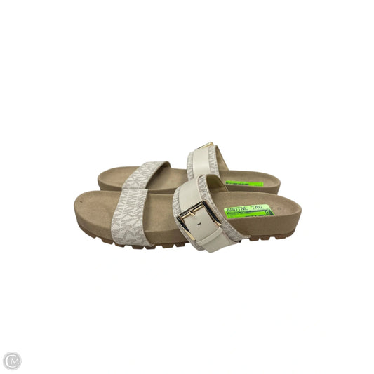 Sandals Designer By Michael Kors In White, Size: 10