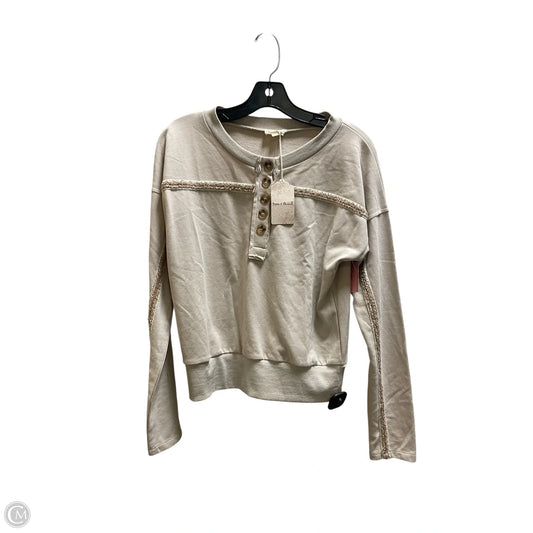 Top Long Sleeve By Altard State In Brown, Size: S