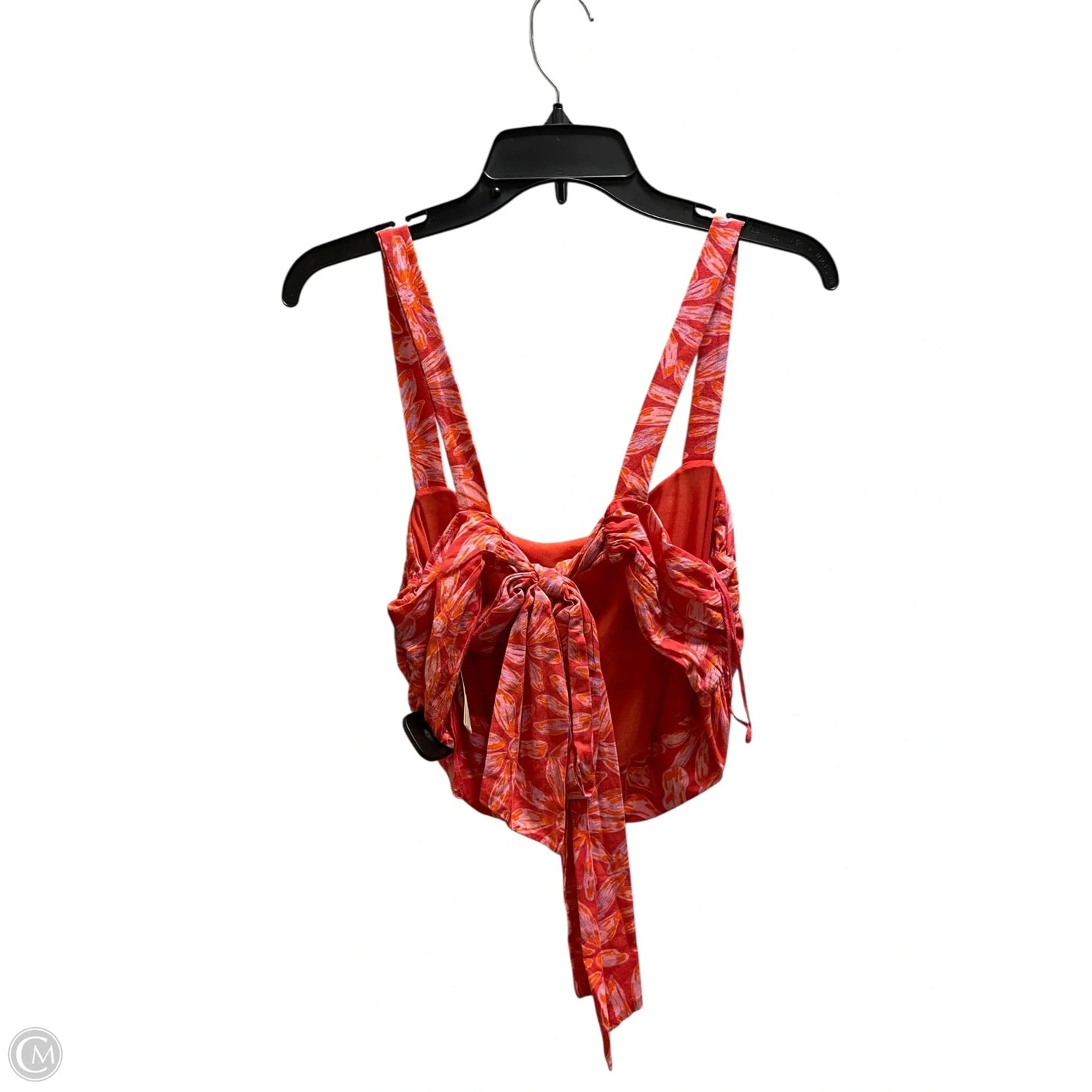Top Short Sleeve By Free People In Floral Print, Size: S