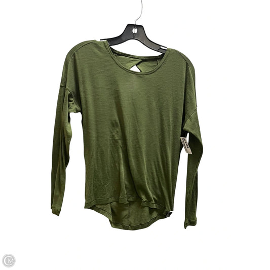 Top Long Sleeve By Lululemon In Green, Size: S