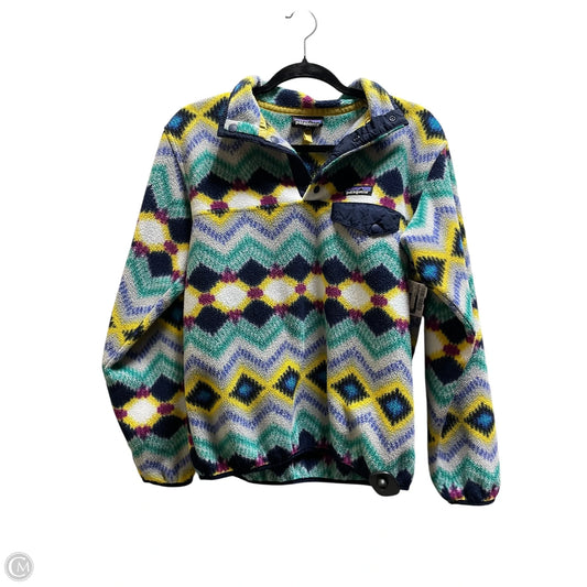 Jacket Fleece By Patagonia In Multi-colored, Size: S