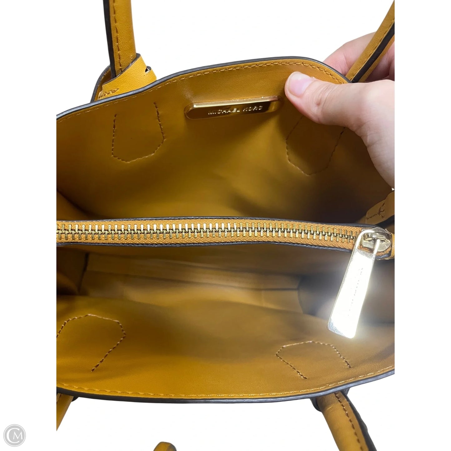 Crossbody Designer By Michael Kors, Size: Medium