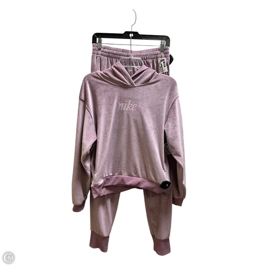 Pants Set 2pc By Nike Apparel In Purple, Size: Xl