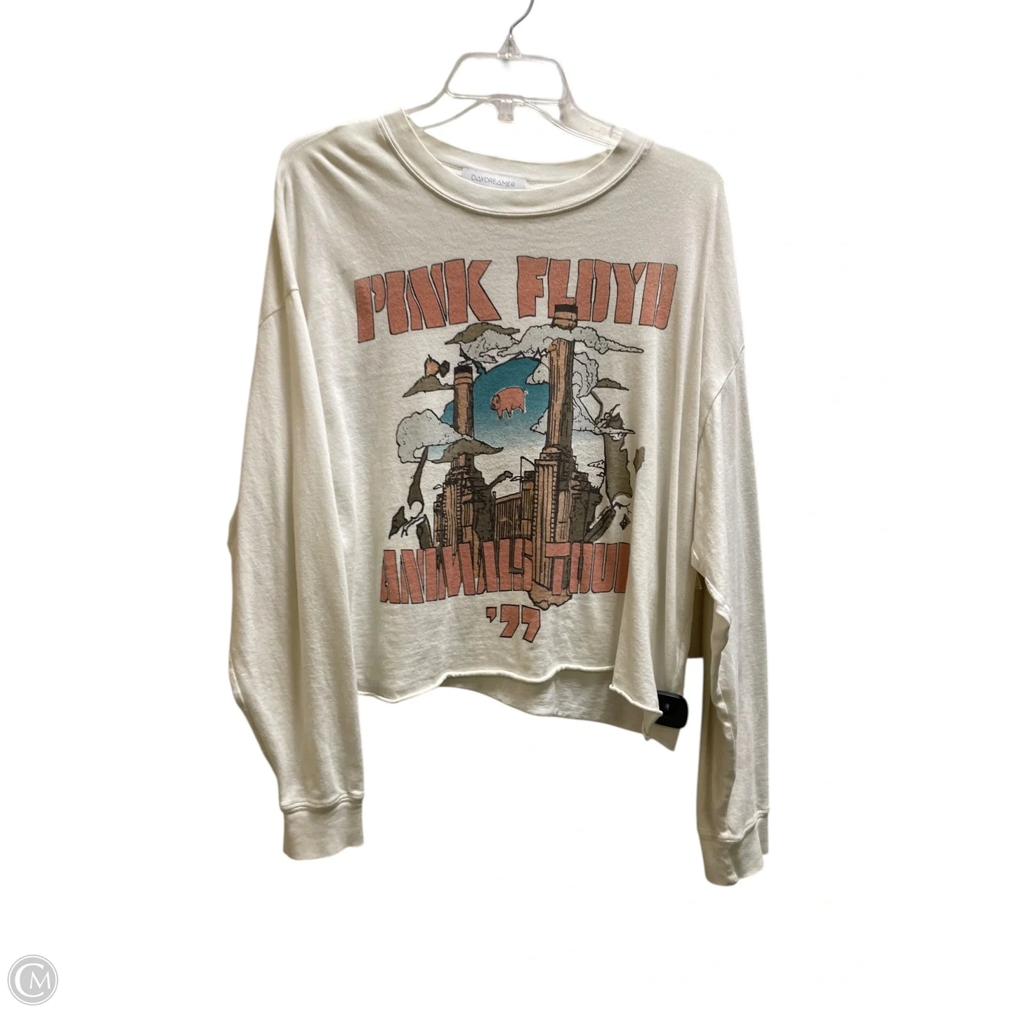 Top Long Sleeve By Daydreamer In White, Size: M