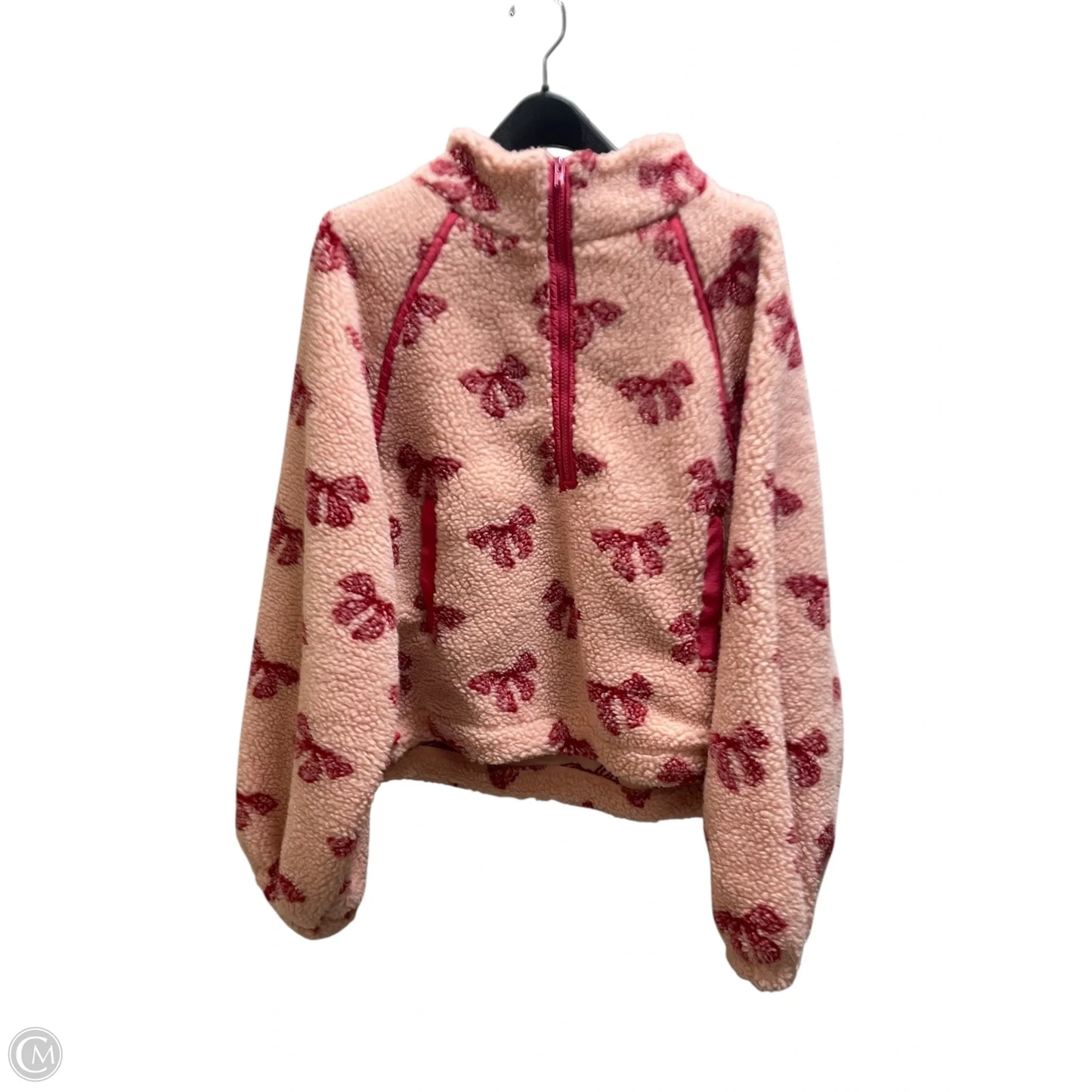 Jacket Fleece By Clothes Mentor In Pink, Size: S