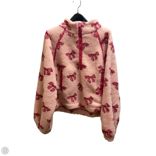Jacket Fleece By Clothes Mentor In Pink, Size: S