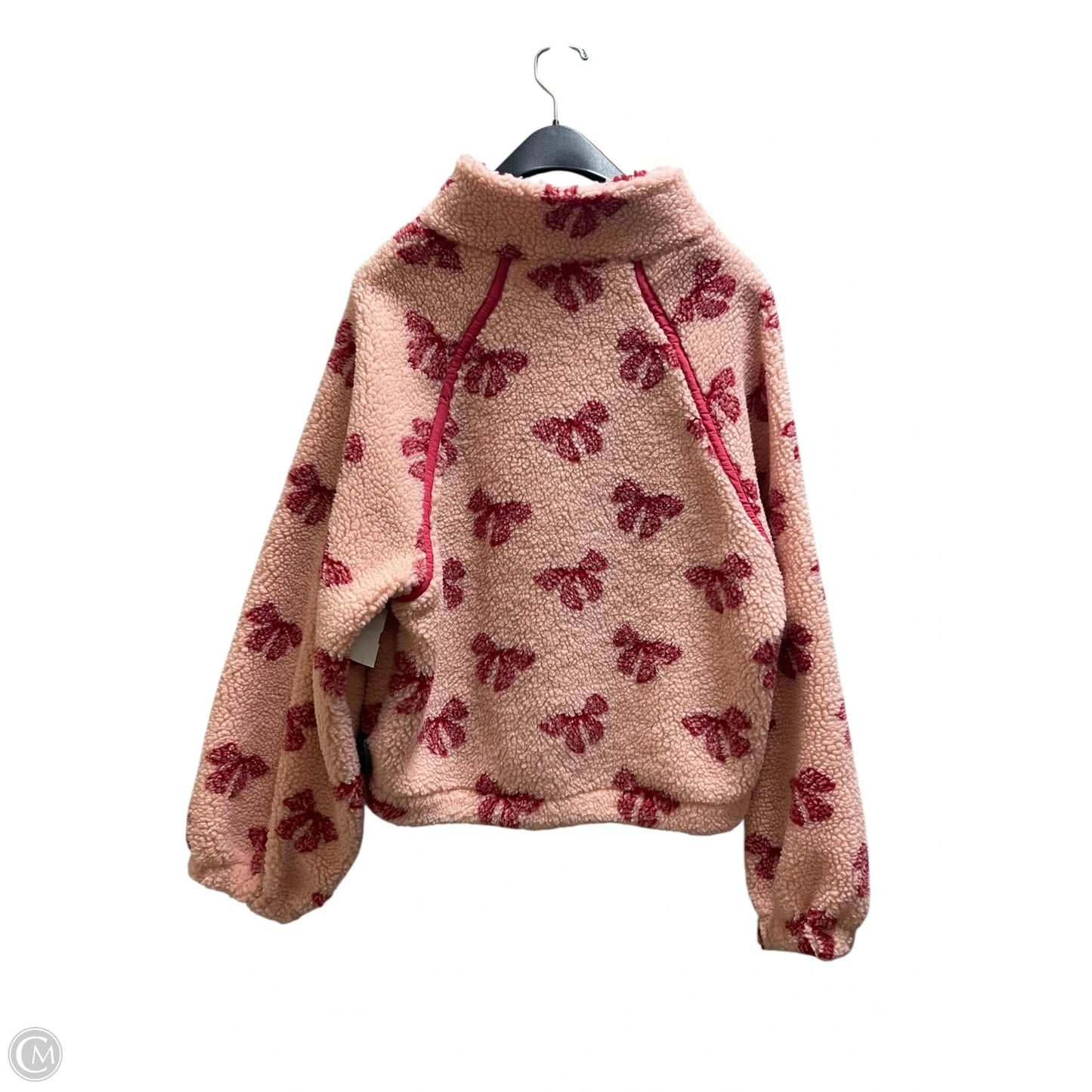 Jacket Fleece By Clothes Mentor In Pink, Size: S