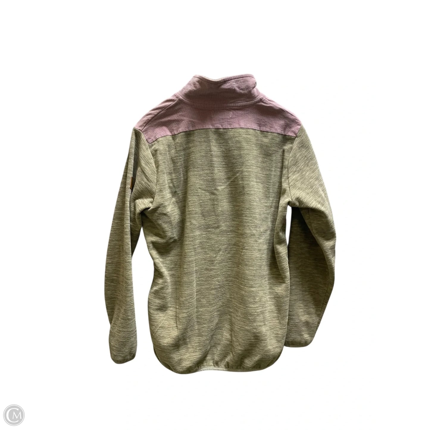 Jacket Faux Fur & Sherpa By Simply Southern In Green & Pink, Size: L