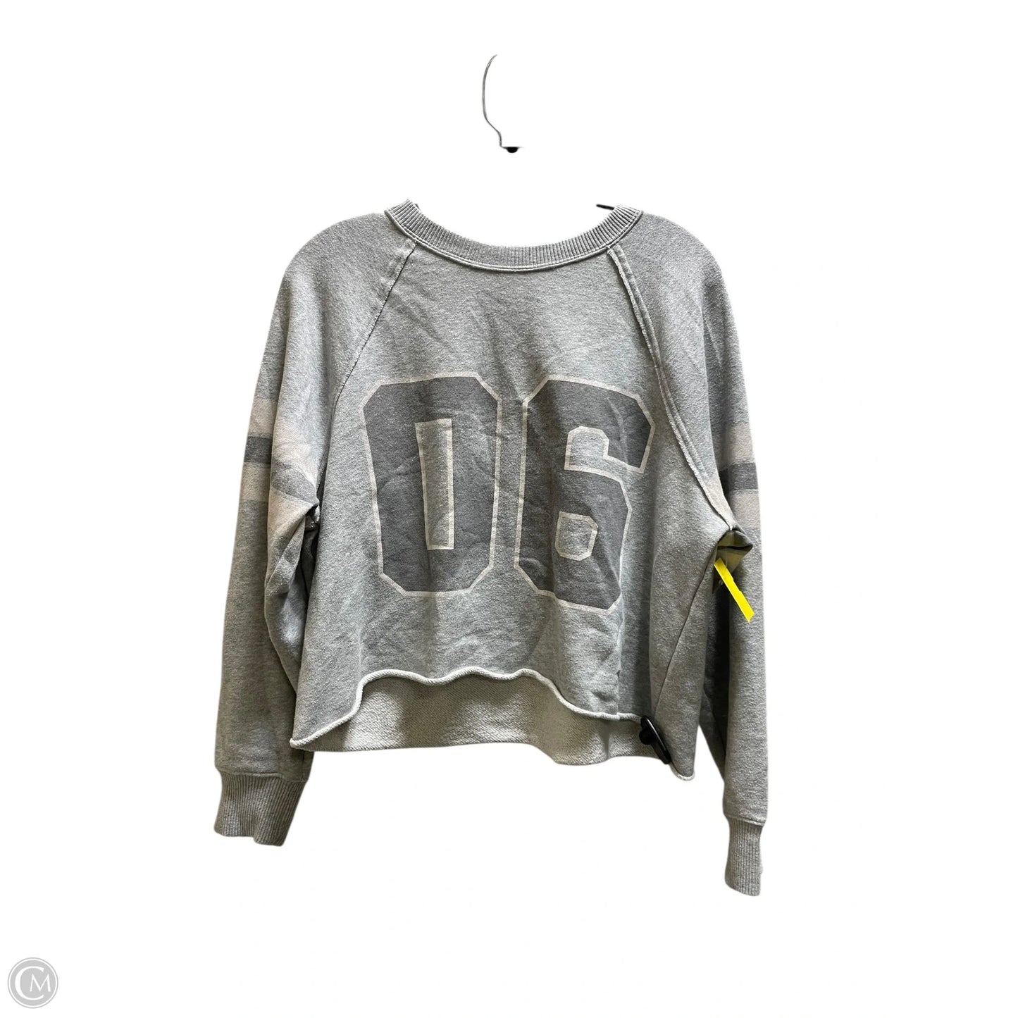 Sweatshirt Crewneck By Aerie In Grey, Size: S
