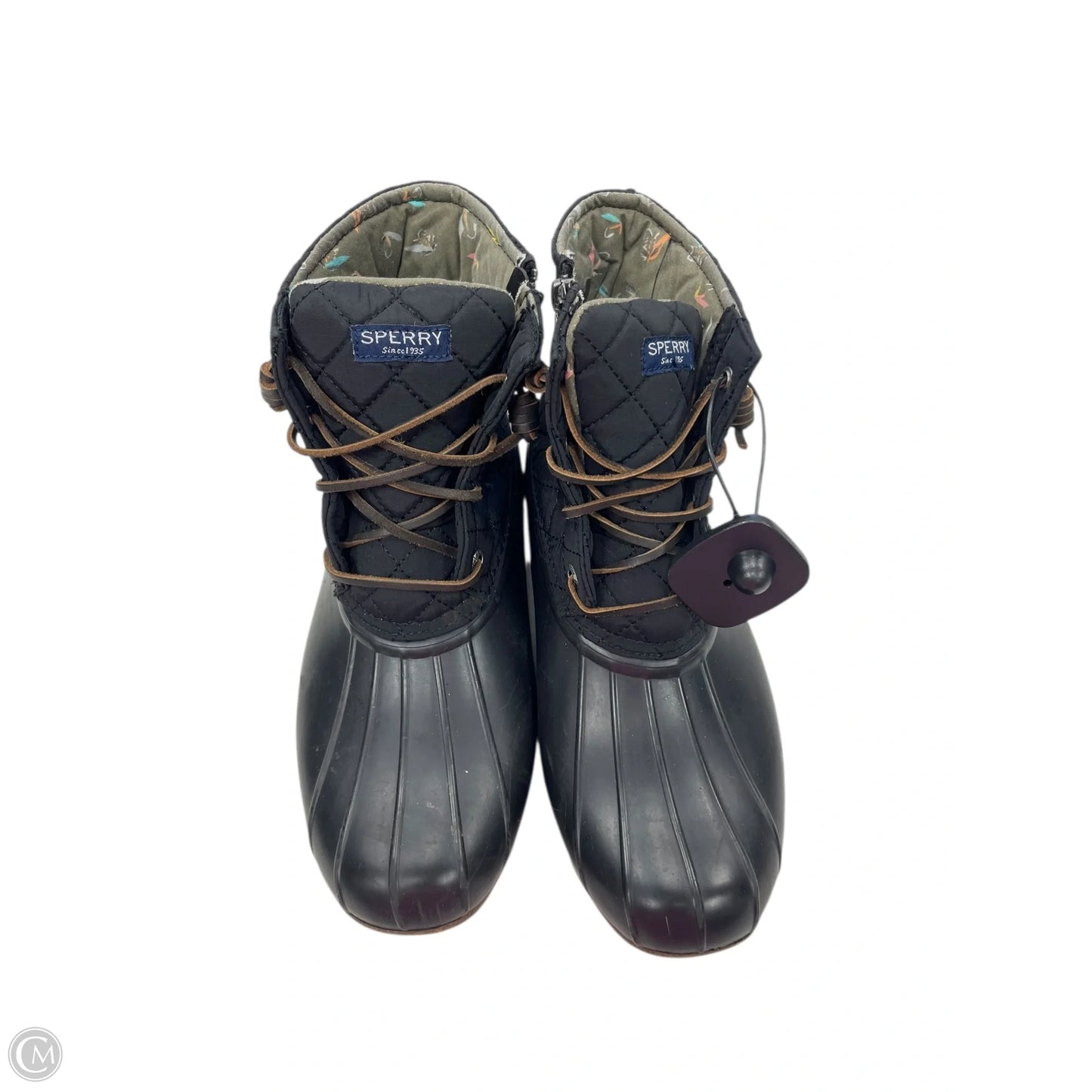 Boots Ankle Flats By Sperry In Black, Size: 10