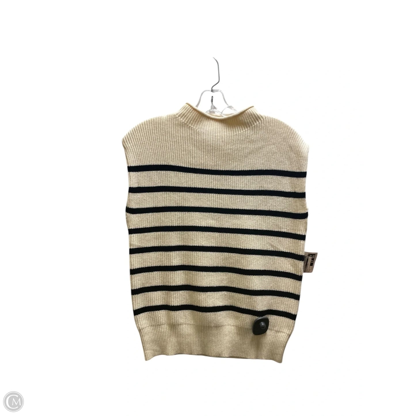 Top Sleeveless By Anrabess In Cream, Size: S