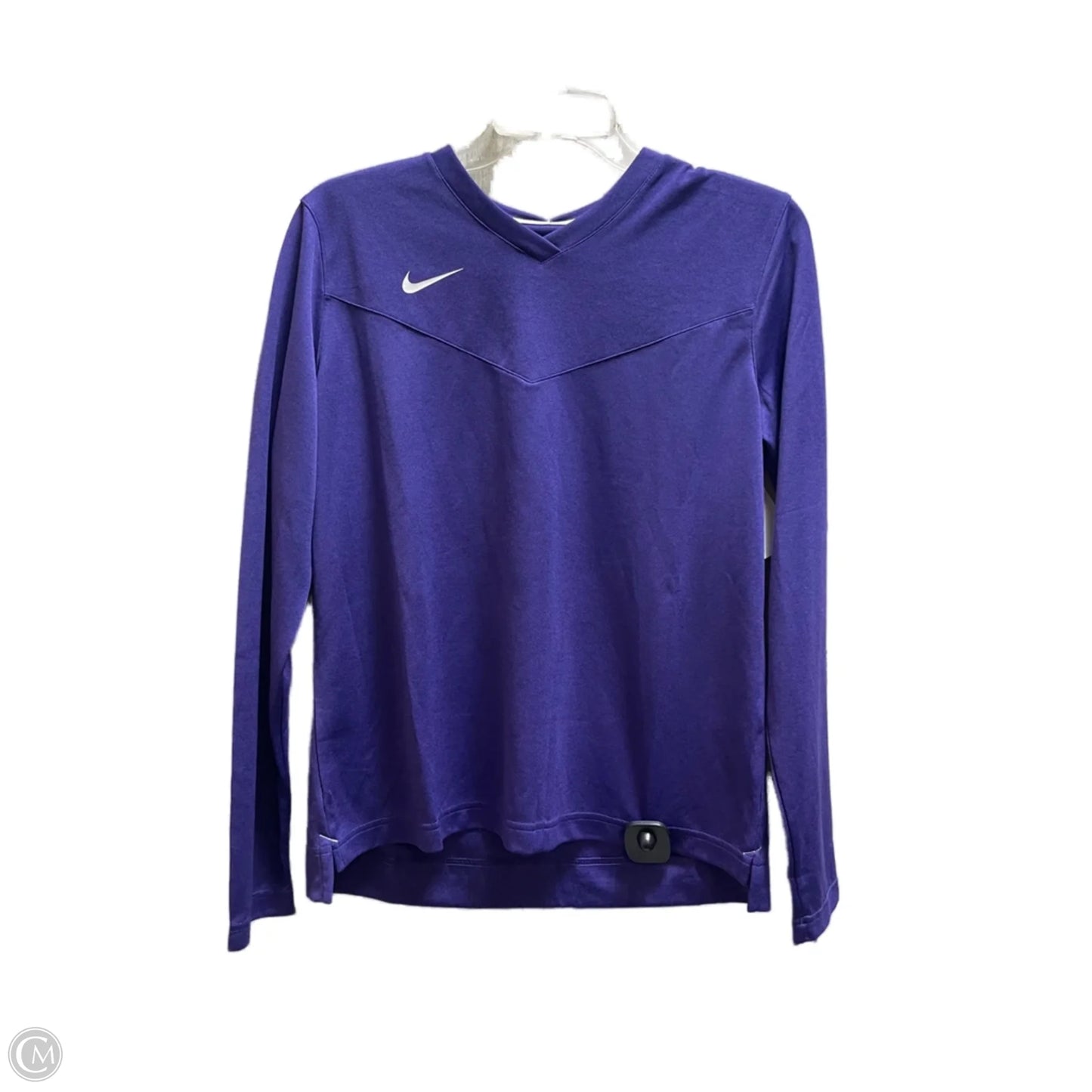 Top Long Sleeve By Nike In Purple, Size: M