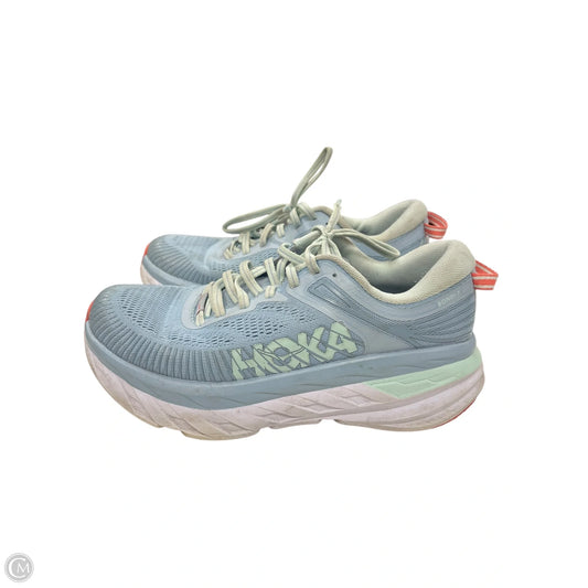 Shoes Athletic By Hoka In Blue, Size: 7