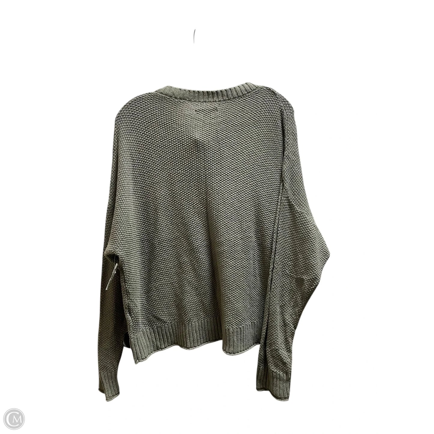 Sweater By American Eagle In Green, Size: Xs