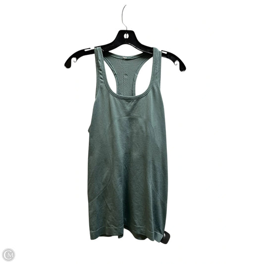 Athletic Tank Top By Lululemon In Green, Size: 4