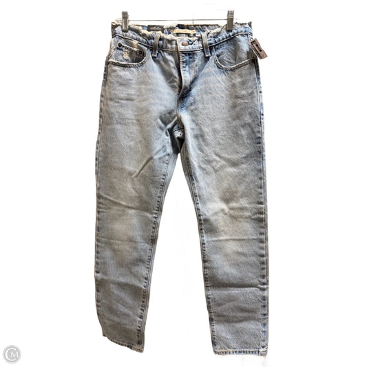 Jeans Straight By Levis In Blue Denim, Size: 8