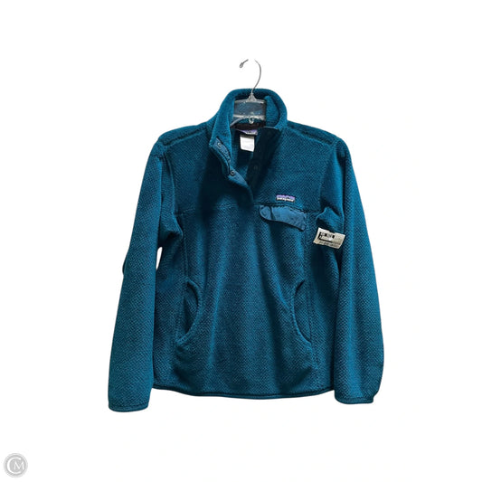 Sweatshirt Collar By Patagonia In Blue, Size: M