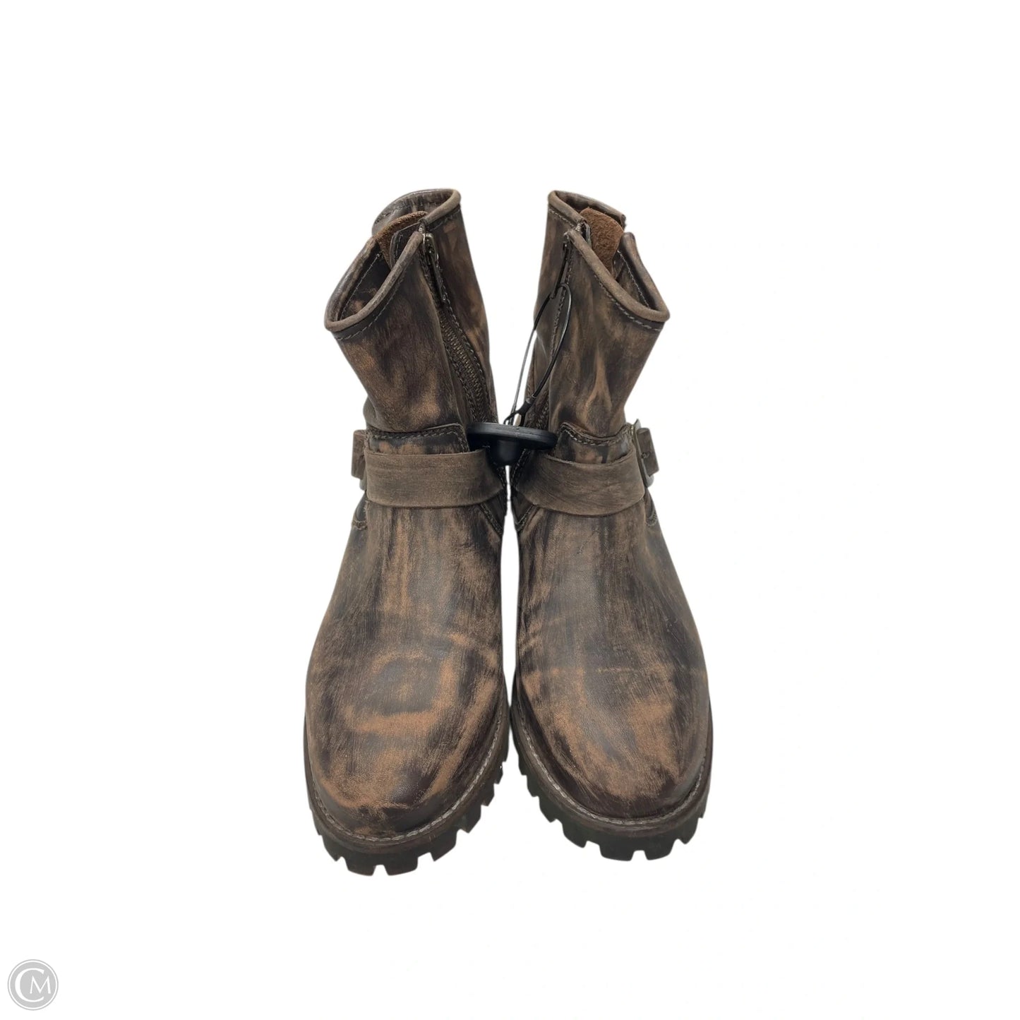 Boots Ankle Flats By Freebird In Brown, Size: 9