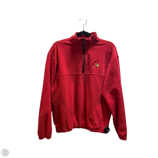 Sweatshirt Collar By Clothes Mentor In Red, Size: M