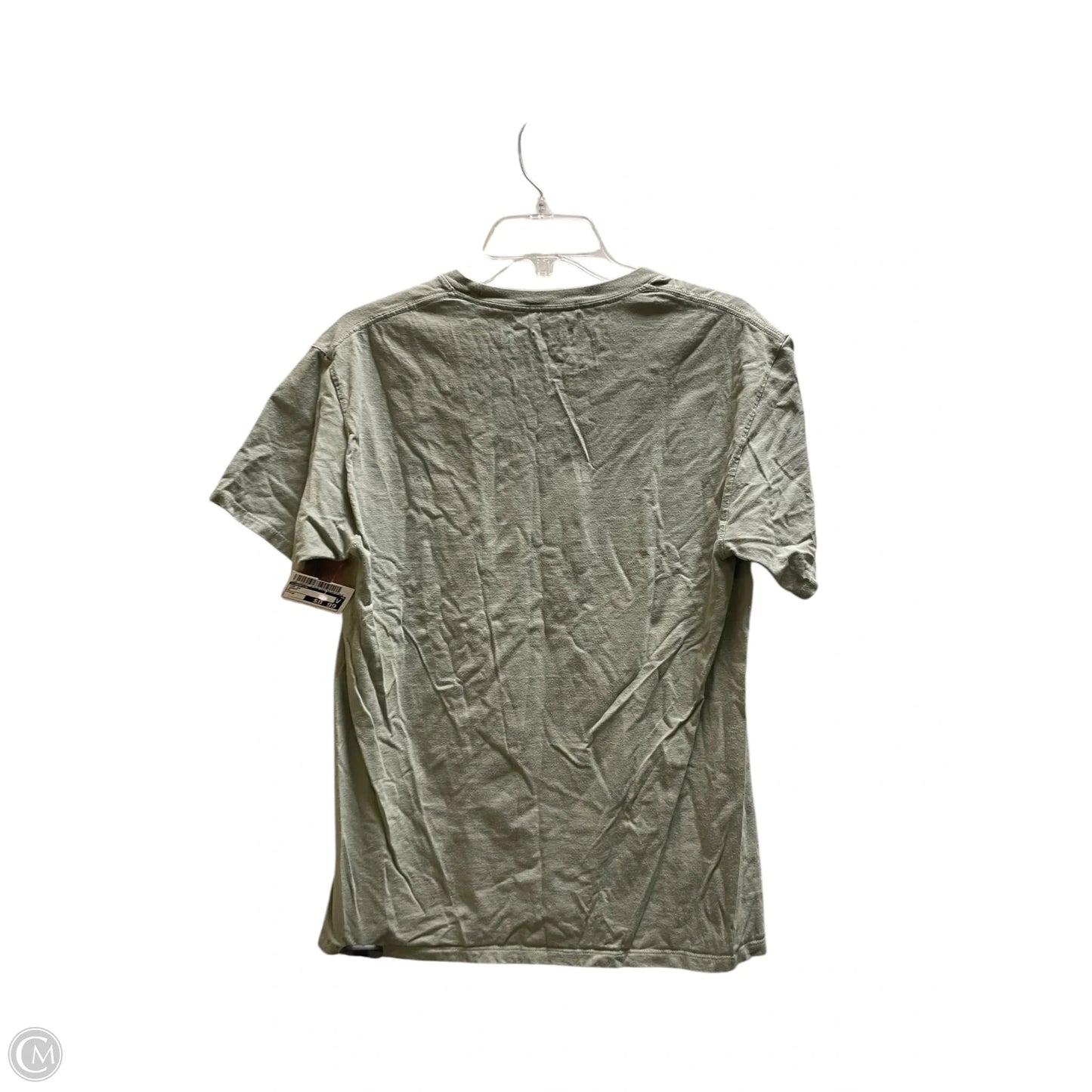 Top Short Sleeve By Champion In Green, Size: M