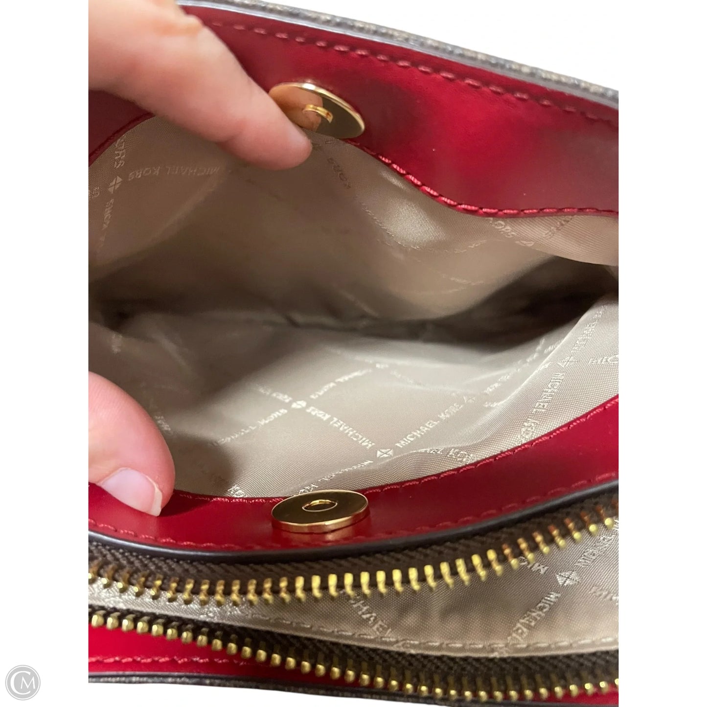 Crossbody Designer By Michael Kors, Size: Small