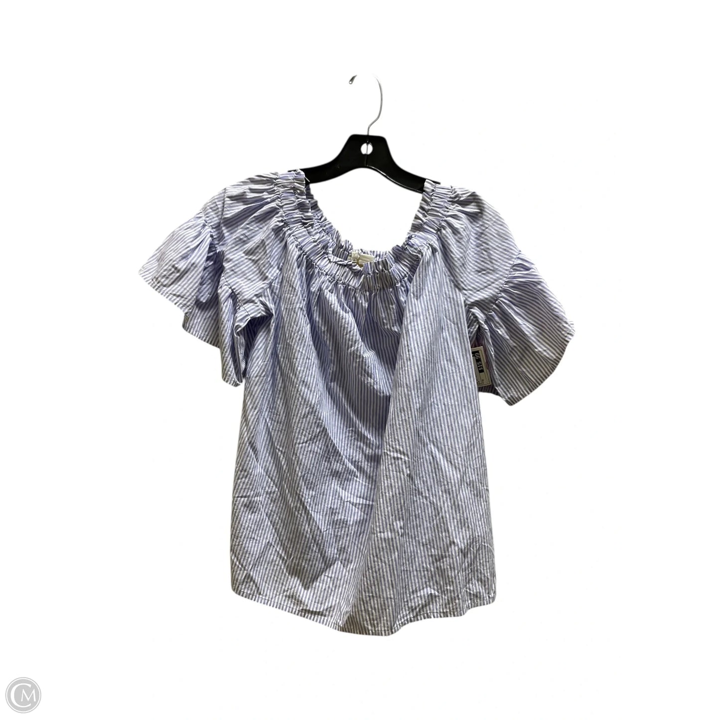 Top Short Sleeve Designer By Kate Spade In Blue, Size: M