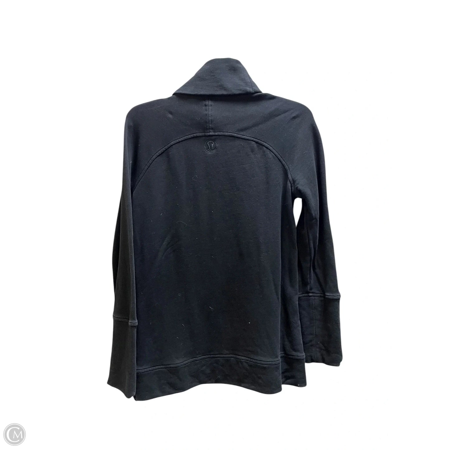 Athletic Sweatshirt Crewneck By Lululemon In Black, Size: 4