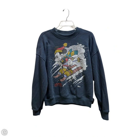 Sweatshirt Crewneck By Hollister In Navy, Size: S