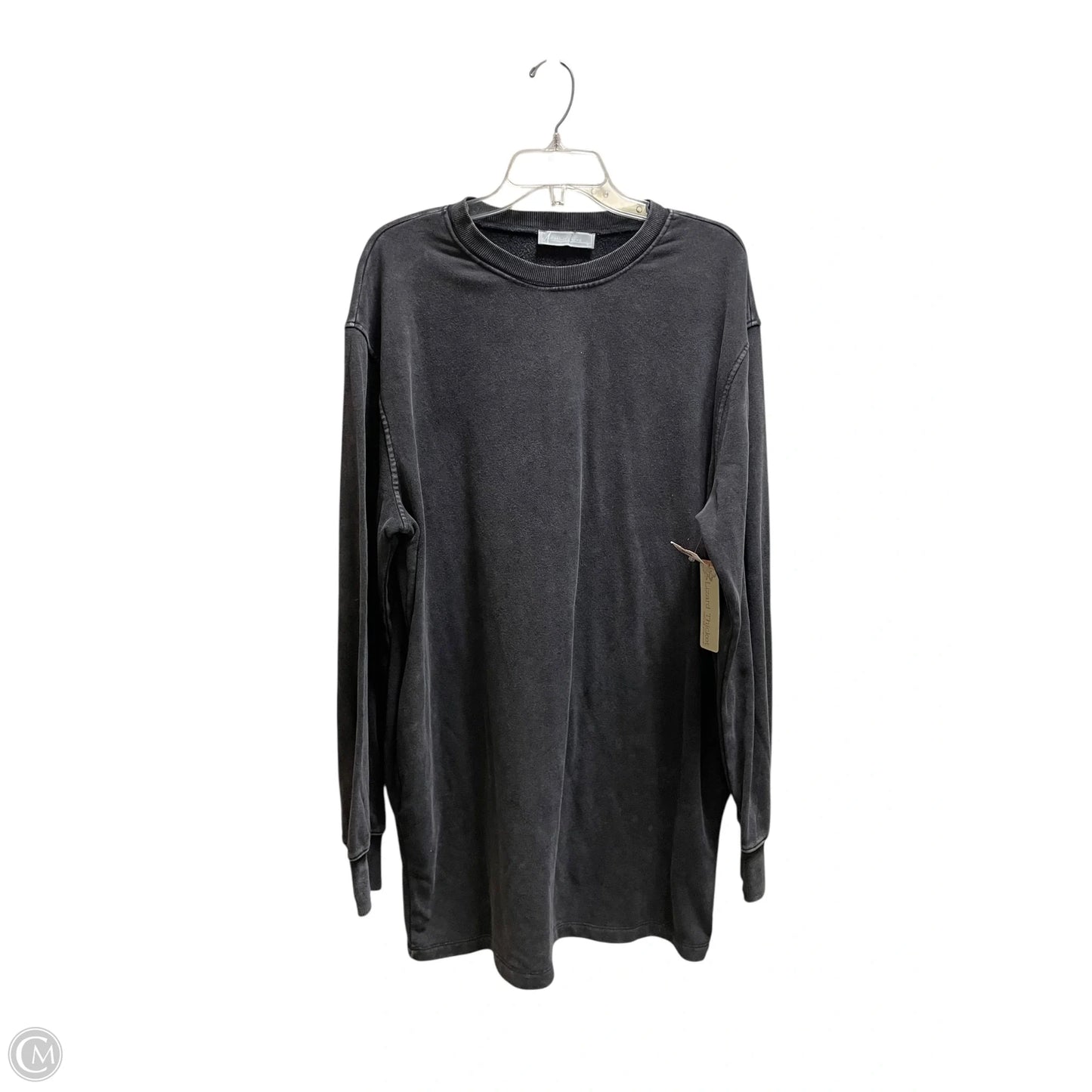 Sweatshirt Crewneck By Clothes Mentor In Grey, Size: L