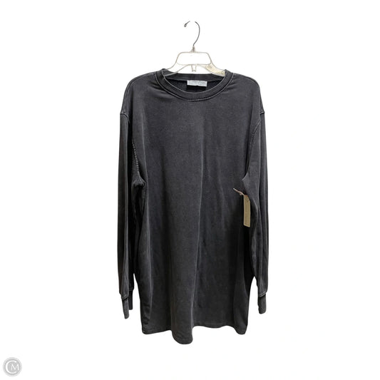 Sweatshirt Crewneck By Clothes Mentor In Grey, Size: L
