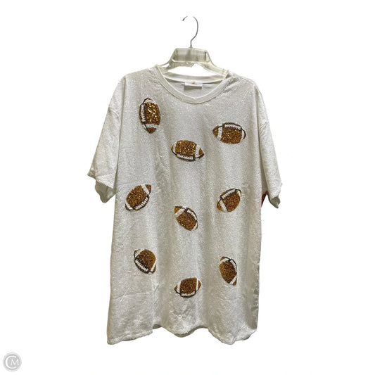 Dress Casual Short By Clothes Mentor In White, Size: M