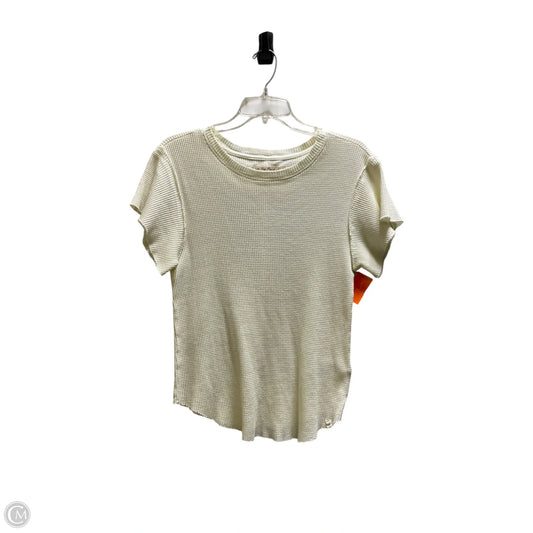 Top Short Sleeve By We The Free In Cream, Size: M