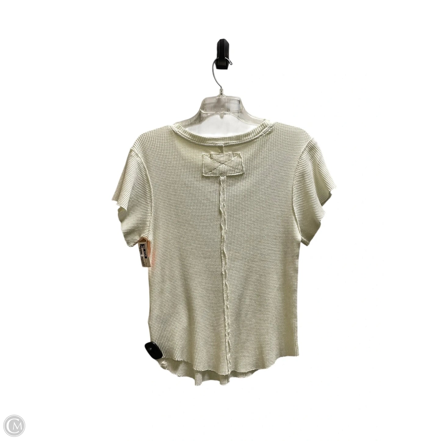 Top Short Sleeve By We The Free In Cream, Size: M