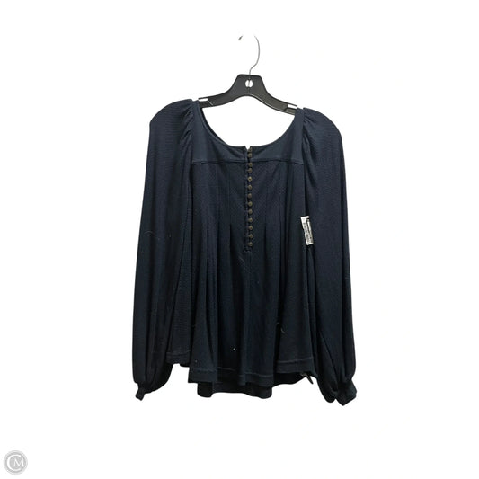 Top Long Sleeve By Free People In Black, Size: Xs