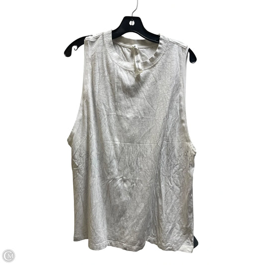 Athletic Tank Top By Lululemon In White, Size: 8