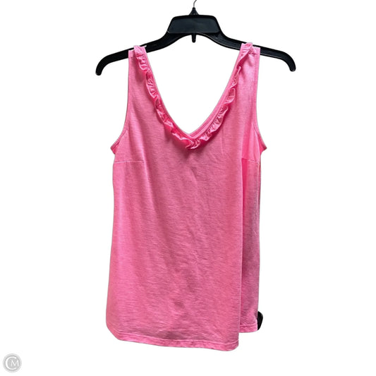 Top Sleeveless Designer By Lilly Pulitzer In Pink, Size: Xs