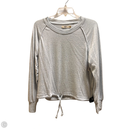 Top Long Sleeve Designer By Ugg In Blue, Size: S