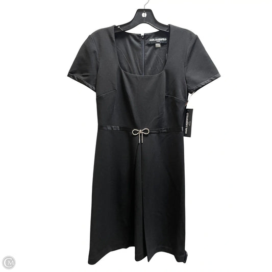 Dress Designer By Karl Lagerfeld In Black, Size: 2