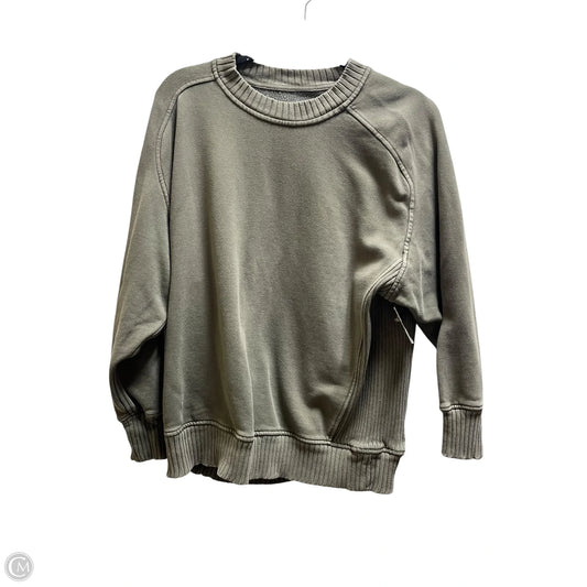 Sweatshirt Crewneck By Aerie In Green, Size: Xs