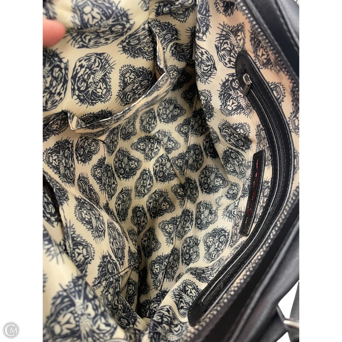 Handbag By Ed Hardy, Size: Medium