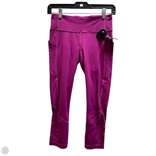 Athletic Leggings By Lululemon In Purple, Size: 4